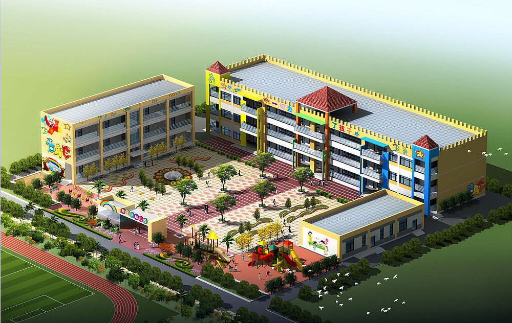 郑州幼儿园设计 打造安全、启发与成长的儿童乐园